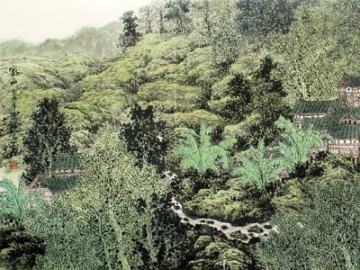 水墨雅致 意境幽远——邓德桂山水画将在《西部成功书画家》刊载