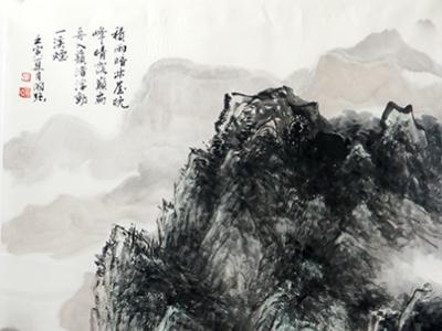 笔苍墨润 山峻水秀——山水画家王国强先生作品入选“喜迎二十大·礼赞新时代”成功美术馆全国名家书画展