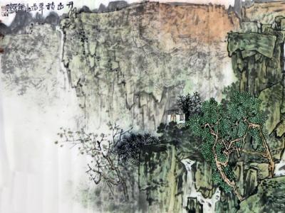 墨彩秀润 丹山叠翠——韩波山水画在《西部成功书画家》刊载