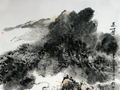 指墨山水 笔皴斑然——《西部成功书画家》刊载山水画家卢典胜先生作品赏析