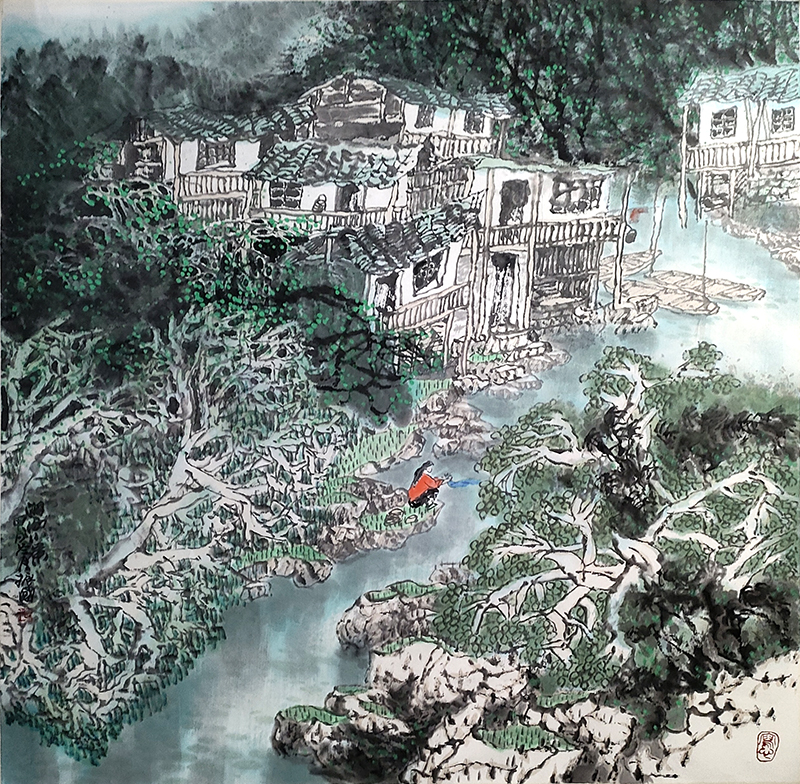 取象天地间 写真笔墨中——浅析著名山水画家程振国先生画作（《西部成功书画家》刊载）的艺术创构