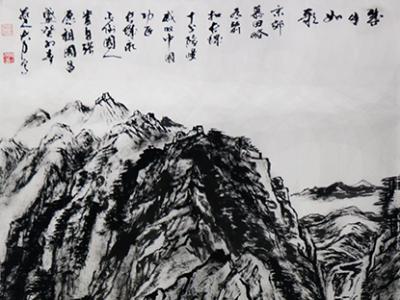 枯润有致 山水寄情——当代画家大力先生作品在“最美形象是劳动者·成功美术馆全国名家书画展”展出