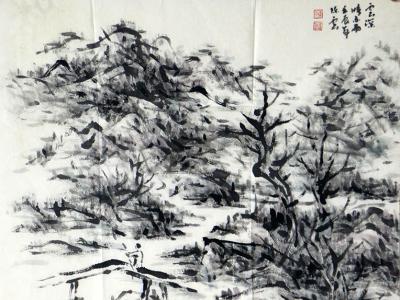 枯润幽远 意境古朴——《西部成功书画家》刊载刘云山水画欣赏