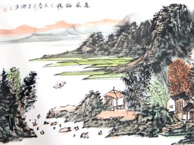 山水如画 画入田园——《西部成功书画家》刊载王本杰作品赏析