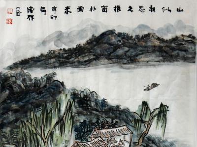 勾皴苍拙 气象浑肆——荣宝斋画院院长唐辉先生山水画作（《西部成功书画家》刊载）赏析