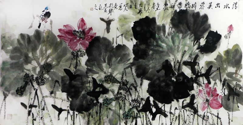绘荷为心曲 点拂自天真——四川美协主席梁时民先生“荷”作（《西部成功书画家》刊载）赏析