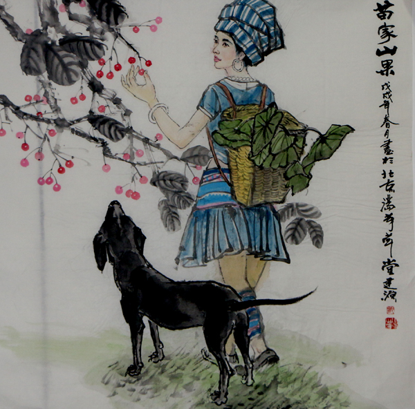 成功美术馆全国书画名家精品力作参加2018宁夏收藏博览会邹建源作品"